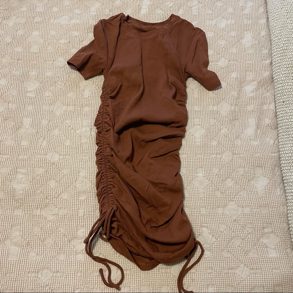 Zara scrunch dress